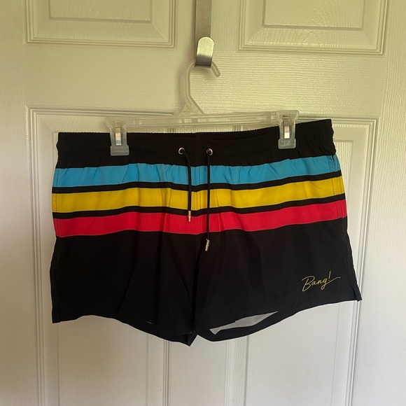 Bang Miami bionic stripes show shorts - bathing suit size XL - Picture 1 of 2